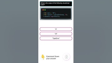 Guess the output 85  #javascript #quiz #quiztime #js #knowledge