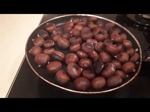 Video: Daim ntawv qhia Pan frying chestnuts