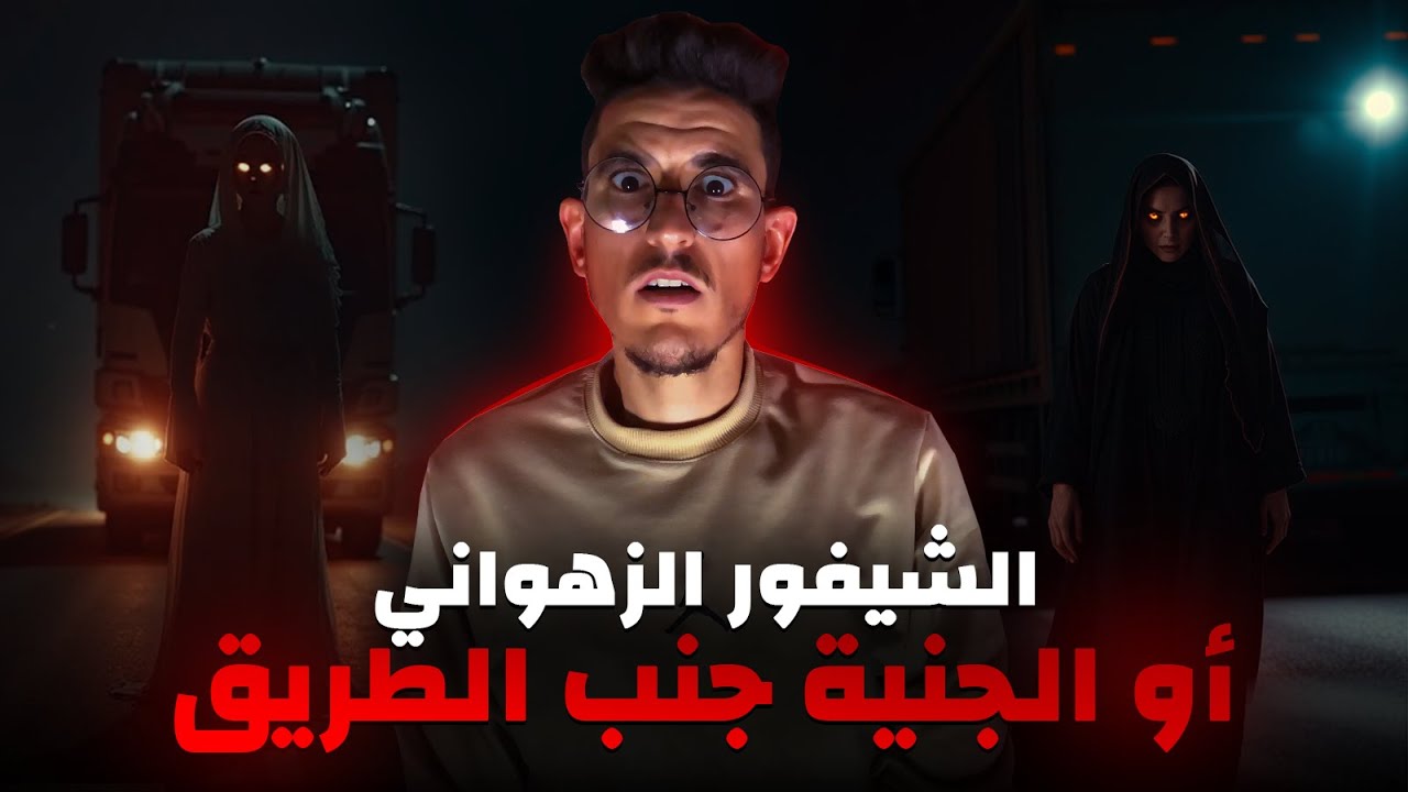 قصة الشيفور عزوز السكايري مع الجنية ديال جنب الطريق لي كان كيشوف | قصة رعب الطريق