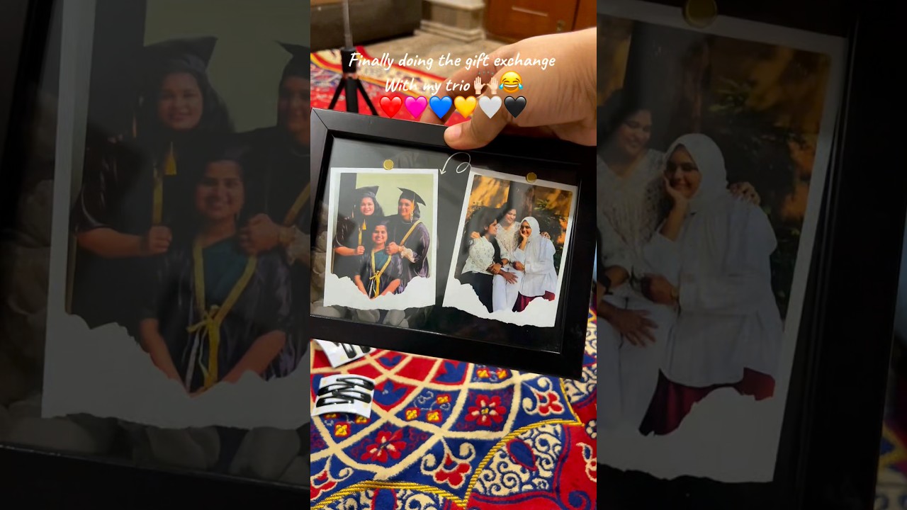 Gift exchange 😂❤️ 