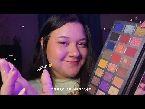 ASMR | maquiadora simpática 🌸✨(fazendo SUA MAKE!) - sussurro