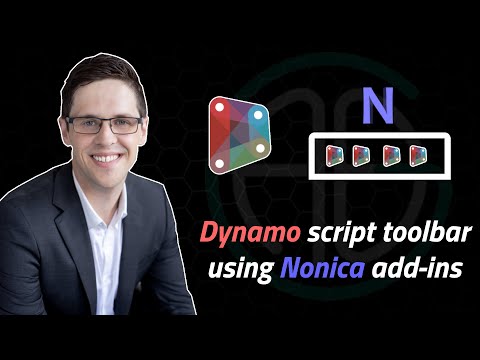 Dynamo script toolbars using Nonica add-ins!