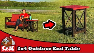 Easy Outdoor End Tables