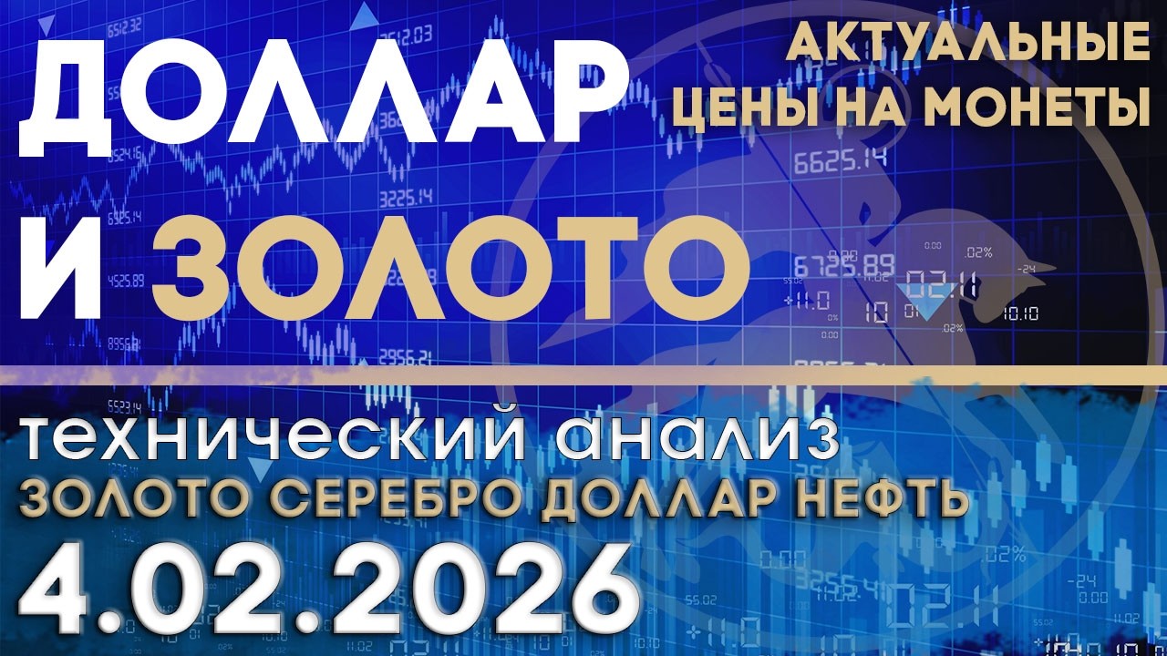 Доллар и золото анализ их корреляции. Анализ рынка золота, серебра, нефти, доллара 04.02.2026 г