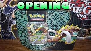 Opening A Pokemon Paldean Fates Shiny Great Tusk Tin!