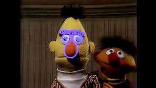 Sesame Street - Ernie Draws Berts Head Final Airing With Sound Effects