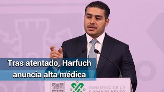 Omar García Harfuch recibe alta médica tras atentado