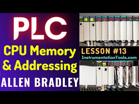 PLC Training 13 - CPU Memory and Addressing in Allen Bradley RS Logix 500