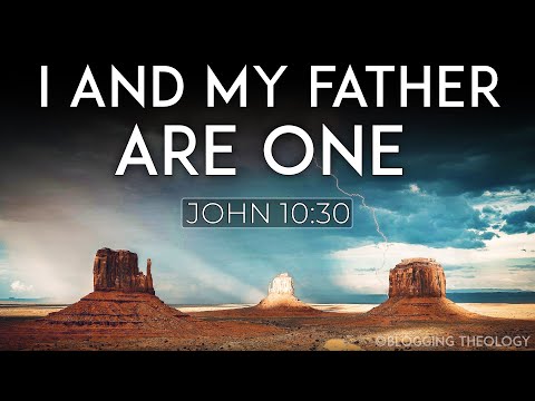 ‘I and the Father are one’ said Jesus. What did he mean?