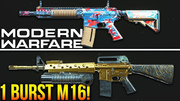 Modern Warfare: The OVERPOWERED M16! (Best Class Setup)