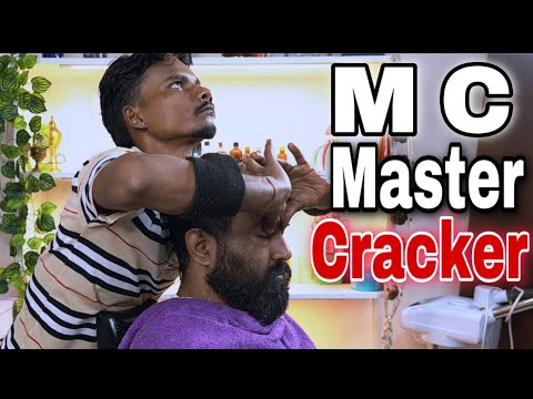 MC Master Cracker Head & Body Massage with deep ear cleaning - ASMR Indian Massage
