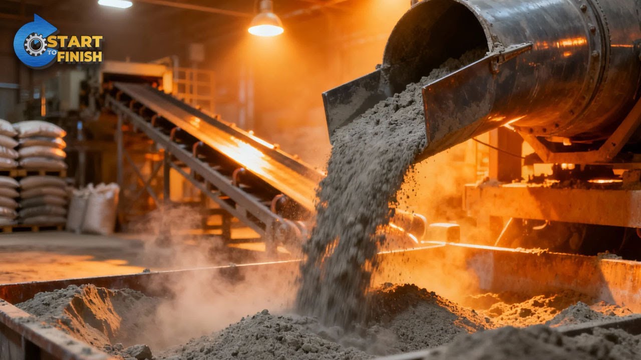 Cement Powder Production: From Limestone Quarry to Final Cement