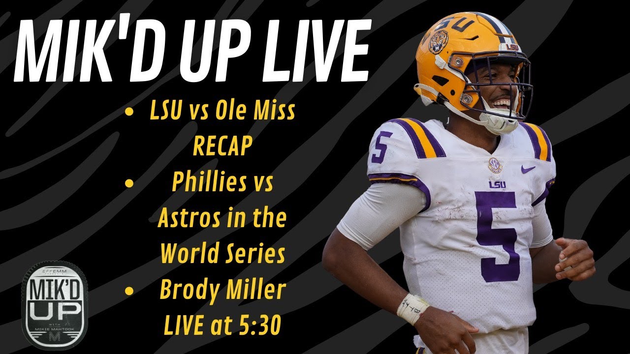Mik'd Up W/ Mikie Mahtook & J Mitch LSU Football Reaction Brody