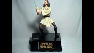 Battery Operated Interactive Star Wars Money Bank Qui Gon Jinn