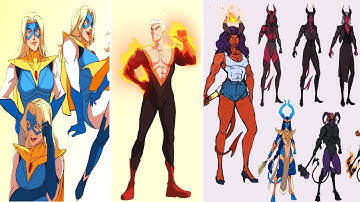 Dispatch - All Character Concept Art Development To Game [All Chapters]