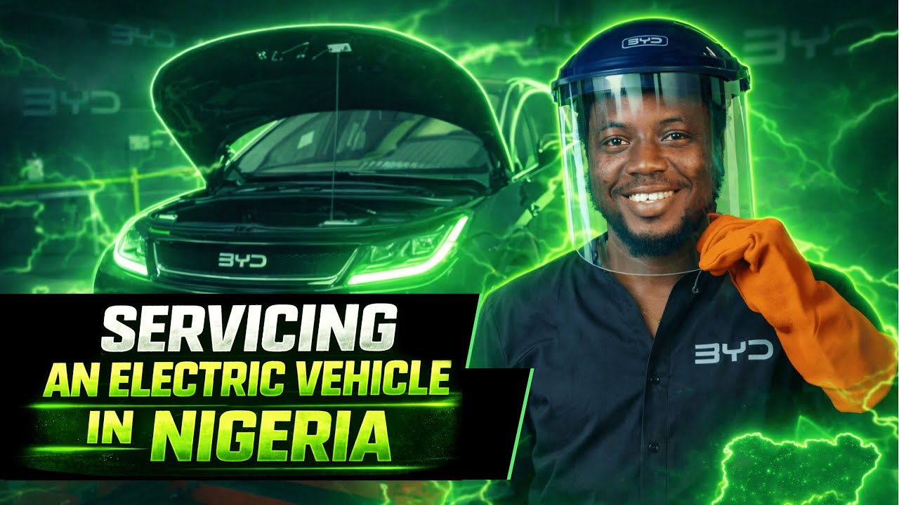How to Service an Electric Car in Nigeria | BYD Service Station Facility Tour