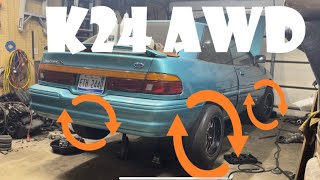 Ford Escort K24 AWD Build: Rear Subframe, Pinned CRV Diff, Freelander VC Driveshaft