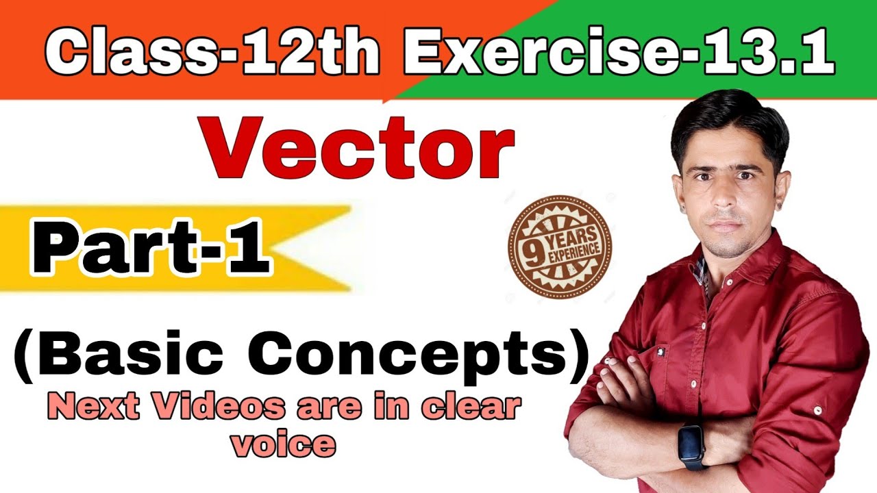 Class-12th_Unit 13_vector_part-1 explaination of Basic concepts by B.R ...