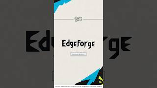 🎮 Edgeforge Angular Action Display Font — Font Preview #font #typography