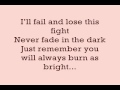 The Light Behind Your Eyes - My Chemical Romance - Lyrics