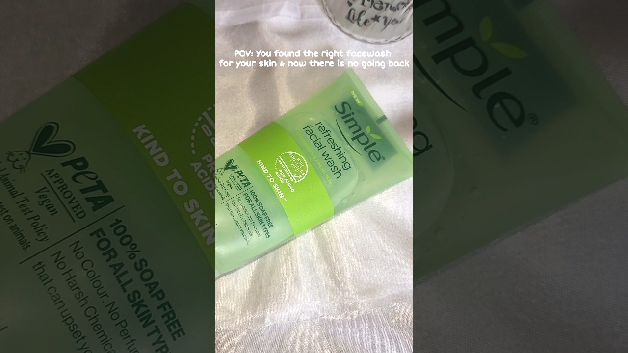 Best budget friendly facewash from SIMPLE