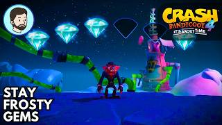 Obtaining First Gems In Stay Frosty | Crash Bandicoot 4: It's About Time | Part 62 [Playstation 5] screenshot 5