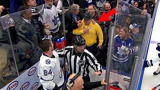 This Leafs fan is an absolute clown