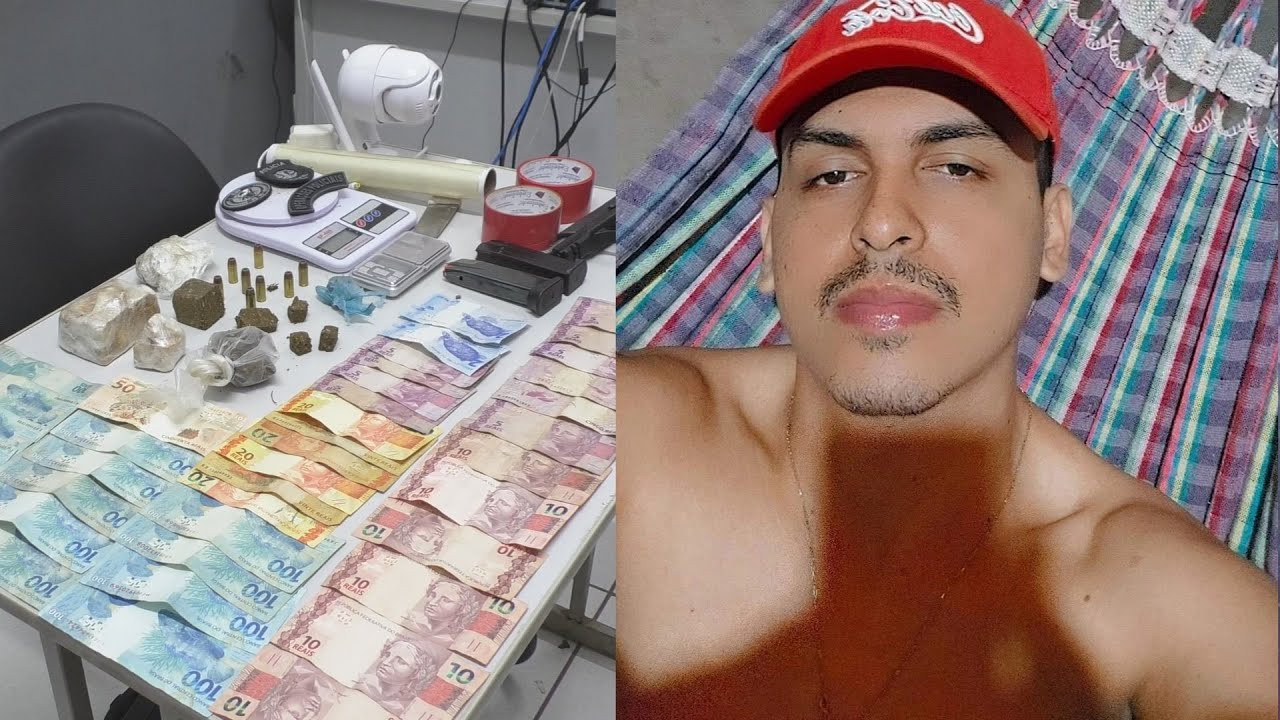 POLÍCIA CIVIL APREENDE DROGAS, ARMA, DINHEIRO E LEVA PRA CADEIA TRAFICANTE PROCURADO PELA JUSTIÇA