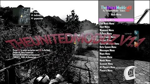 [PS3] TheUnitedModdz v1.1 Black Ops 2 GSC Mod Menu [1.19]