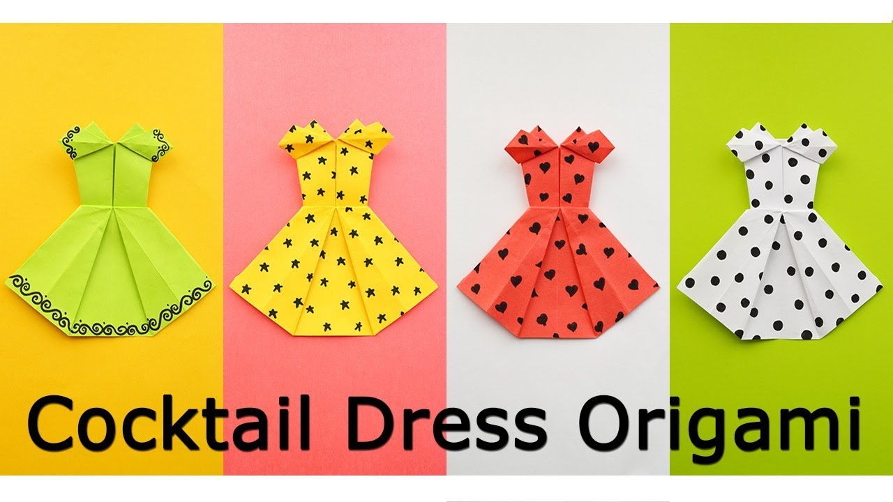 Origami Cocktail Dress