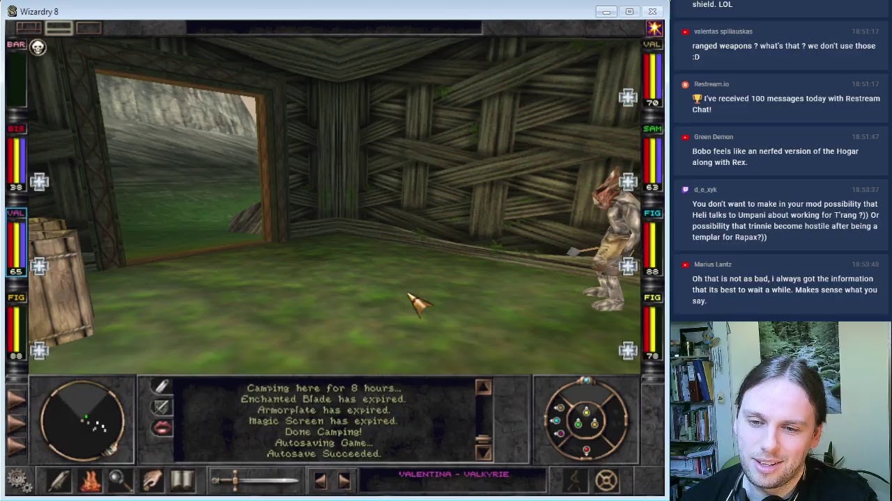 Wizardry 8 crazy challenge + mod news