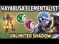 New scary late game combo unlimited shadow hayabusa elementalist magic chess