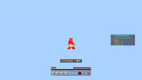 block clutch with click sounds