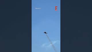 Η στιγμή της συντριβής του Phantom στο Athens Flying Week στην Τανάγρα
