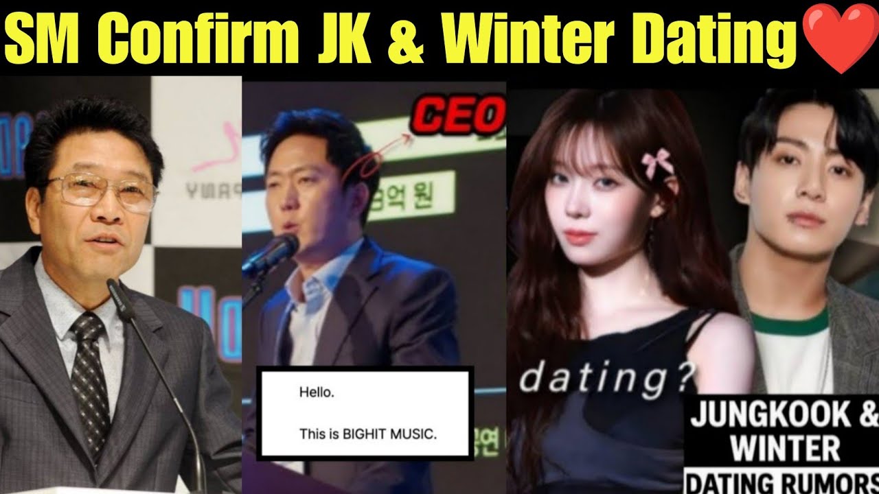 SM Entertainment Confirm JK & Winter Dating 😍 BTS JK Dating Winter