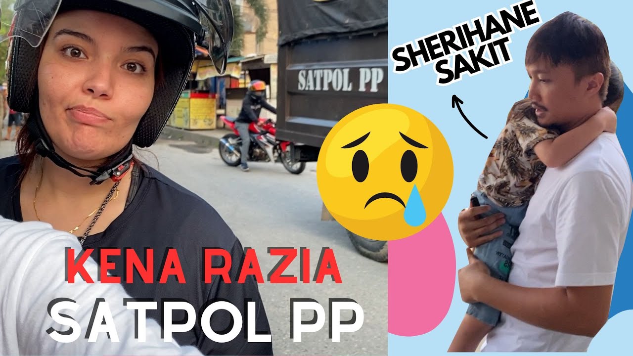 BULE PRANCIS MENANGIS LIHAT PEDAGANG DI RAZIA SATPOL PP