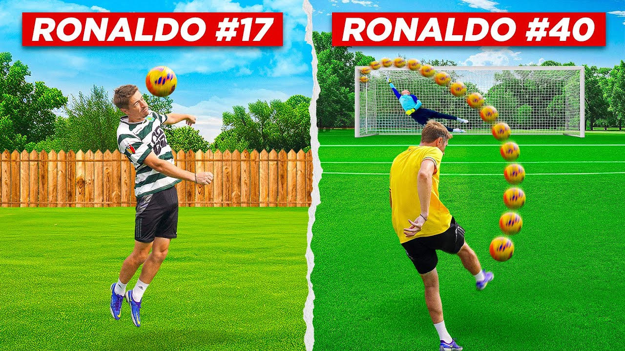 RECREEZ UN GOL dat de RONALDO de la 17 la 40 de ANI