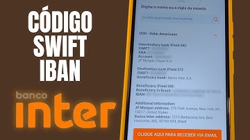 PEGAR MEU CÓDIGO SWIFT E IBAN NO BANCO INTER | PASSO A PASSO!