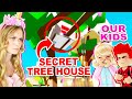 OUR KIDS HAD A *SECRET* TREE HOUSE IN BROOKHAVEN! (ROBLOX)