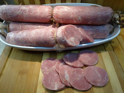 85 # Pork neck sausage - without minced meat, easy and tasty - SUB - Yami Yami