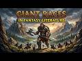 Giant Races in Fantasy Literature