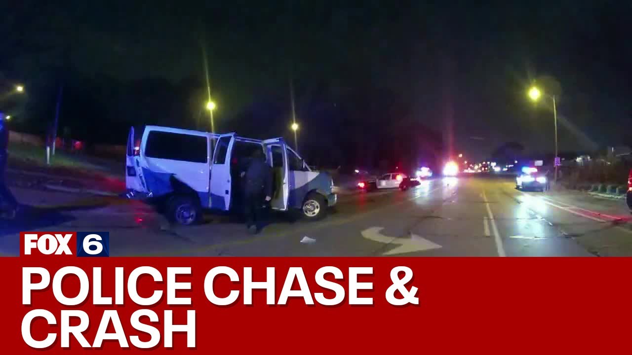 Milwaukee chase and crash arrest, new video released | FOX6 News ...