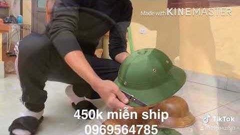 Phân biệt mũ phíp xịn và mũ nhựa cho các bác xem