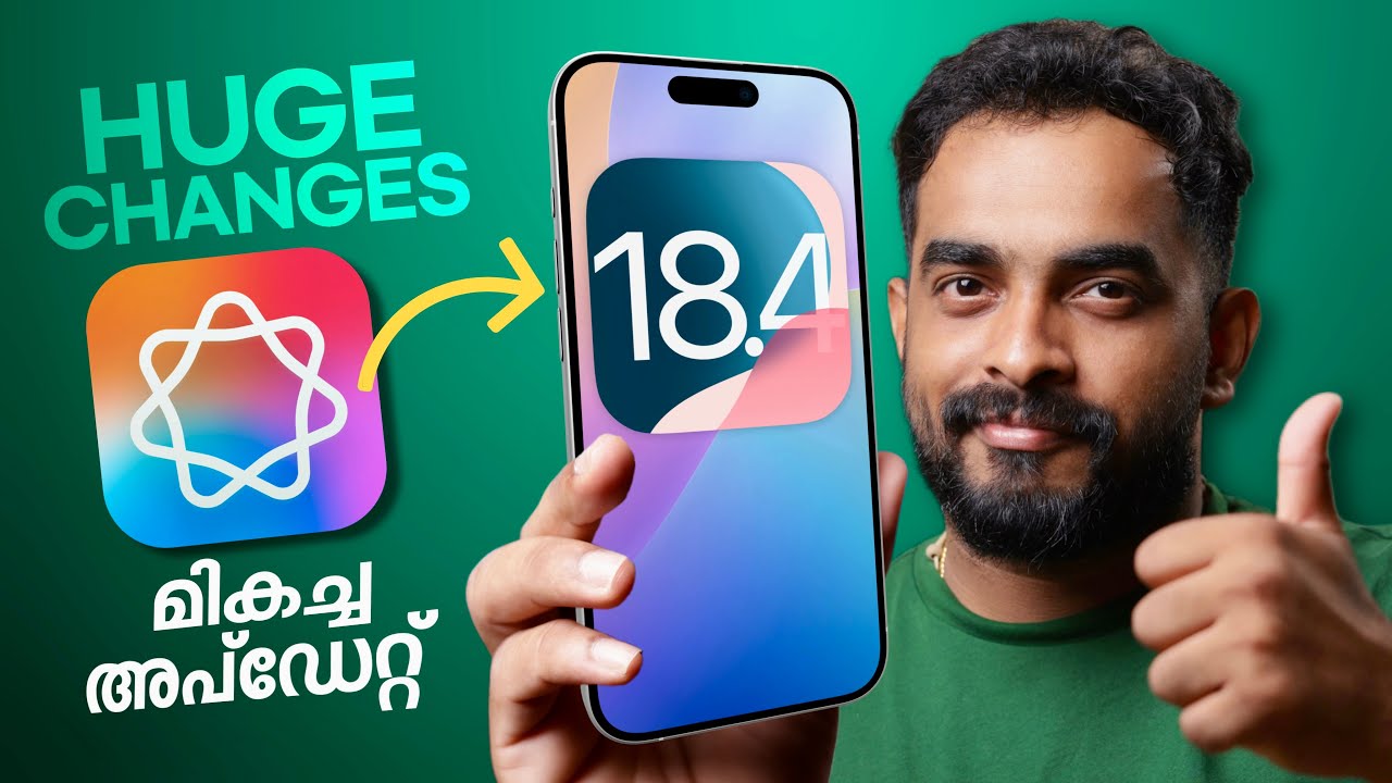iOS 18.4 Released | What’s New? | Huge Changes | Applet Intelligence | Malayalam