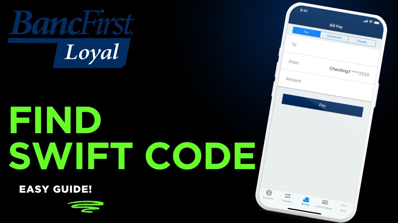How to Find the SWIFT Code of BancFirst Bank ! - YouTube