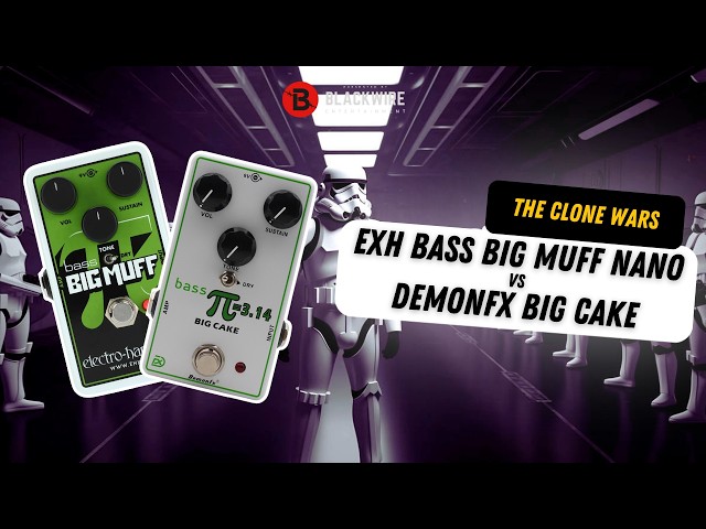 ギター DEMONFX BIG KC THE CLONE WARS | EHX Bass Muff vs DemonFX Big Cake (No Talking