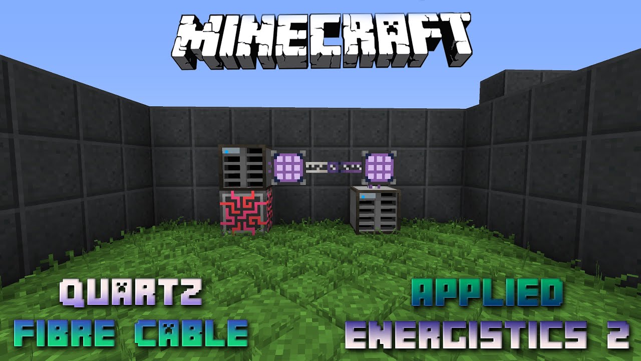Fiber Minecraft Quartz Fiber Cable 📀 Minecraft Applied Energistics Tutorial 📀 Deutsch ...