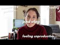 Procrastinating, feeling unproductive, grading | PhD Vlog