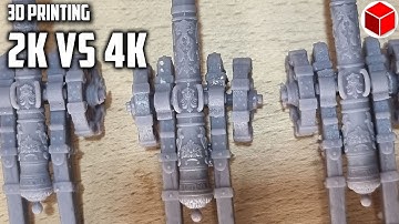 Elegoo Mars 3 vs Mars 2 Pro and Phrozen Sonic Mini - 2k vs 4k 3D Prints