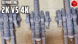 Elegoo Mars 3 vs Mars 2 Pro and Phrozen Sonic Mini - 2k vs 4k 3D Prints